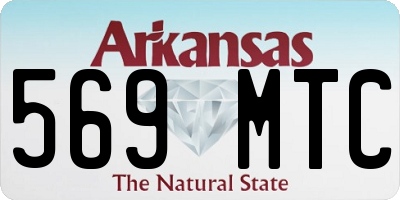 AR license plate 569MTC
