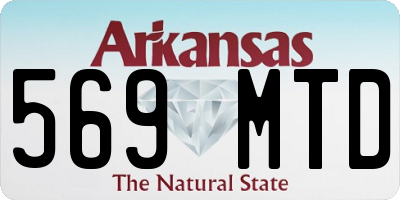 AR license plate 569MTD