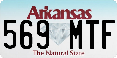 AR license plate 569MTF