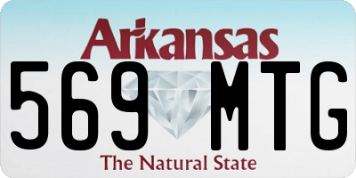 AR license plate 569MTG