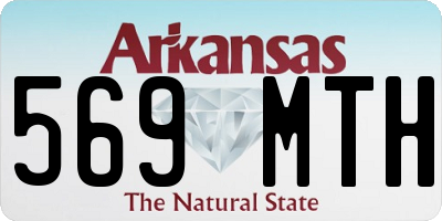 AR license plate 569MTH