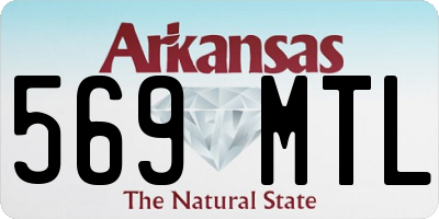 AR license plate 569MTL