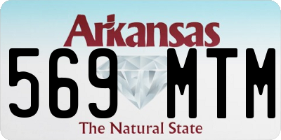 AR license plate 569MTM