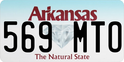 AR license plate 569MTO