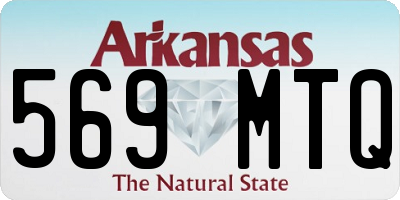 AR license plate 569MTQ