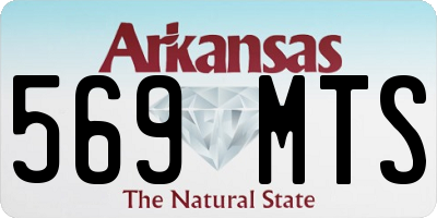 AR license plate 569MTS
