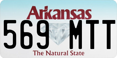 AR license plate 569MTT