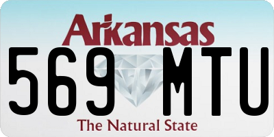 AR license plate 569MTU
