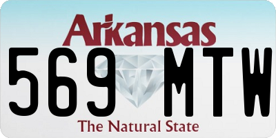 AR license plate 569MTW