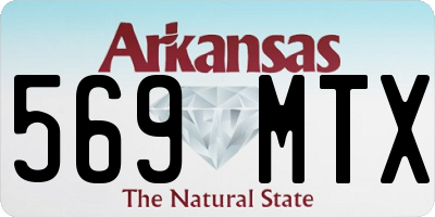 AR license plate 569MTX