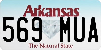AR license plate 569MUA