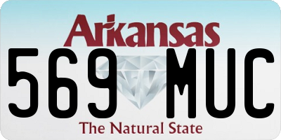 AR license plate 569MUC