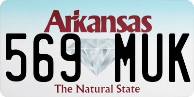 AR license plate 569MUK