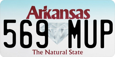 AR license plate 569MUP