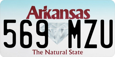 AR license plate 569MZU