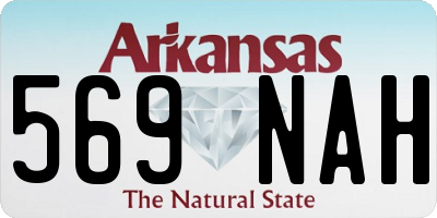 AR license plate 569NAH