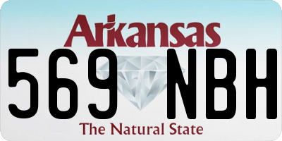 AR license plate 569NBH