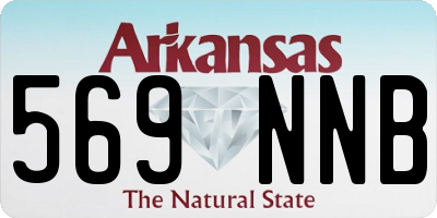 AR license plate 569NNB