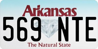 AR license plate 569NTE