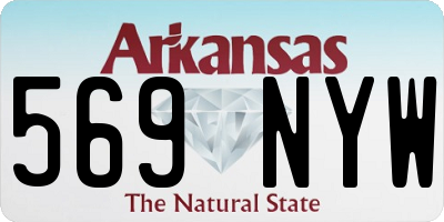 AR license plate 569NYW