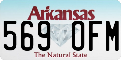 AR license plate 569OFM