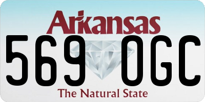 AR license plate 569OGC