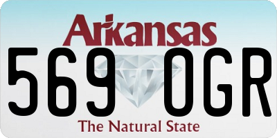AR license plate 569OGR