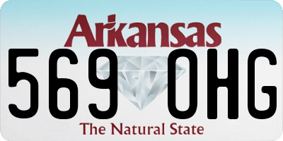 AR license plate 569OHG