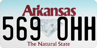 AR license plate 569OHH