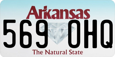 AR license plate 569OHQ