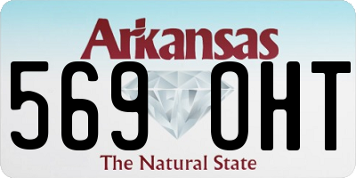 AR license plate 569OHT
