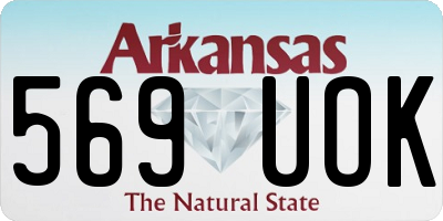 AR license plate 569UOK