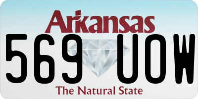 AR license plate 569UOW