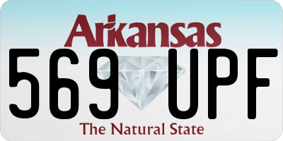 AR license plate 569UPF