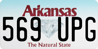 AR license plate 569UPG