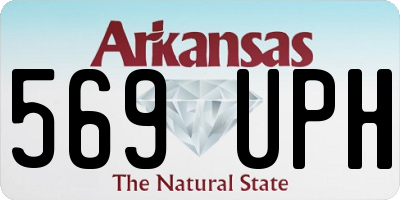 AR license plate 569UPH