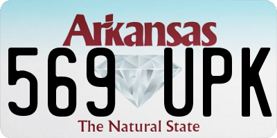 AR license plate 569UPK