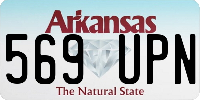 AR license plate 569UPN