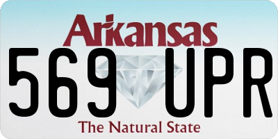 AR license plate 569UPR