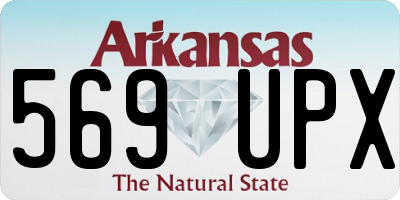 AR license plate 569UPX