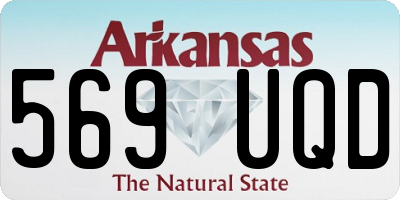 AR license plate 569UQD