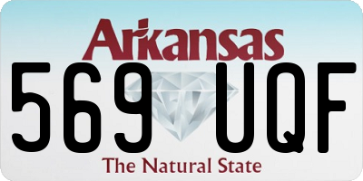 AR license plate 569UQF