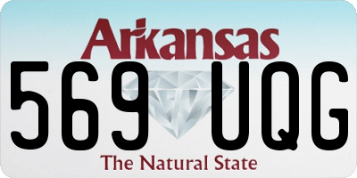 AR license plate 569UQG