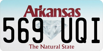 AR license plate 569UQI