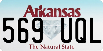AR license plate 569UQL