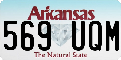 AR license plate 569UQM
