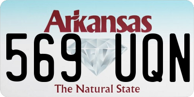 AR license plate 569UQN