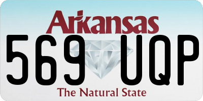 AR license plate 569UQP