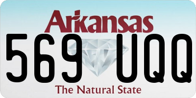 AR license plate 569UQQ