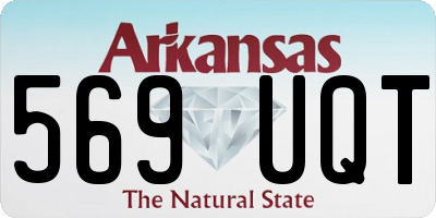 AR license plate 569UQT